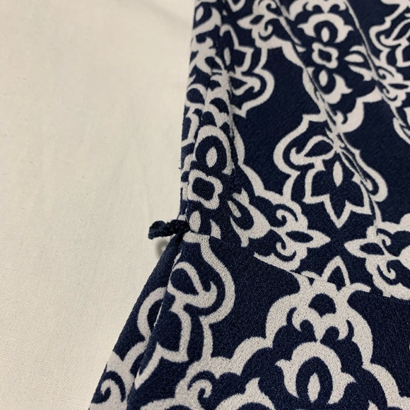 Charter Club  Petite Navy & White Dress w/Belt - Picture 6 of 13